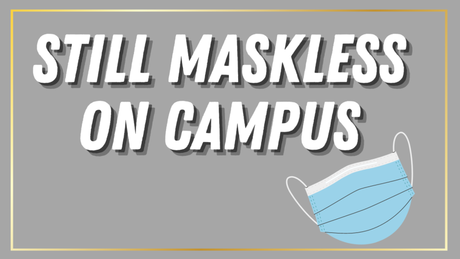 尽管该地区的学区要么取消了本周的课程，要么恢复了口罩, SCCC remains maskless. 选择权掌握在个人手中.