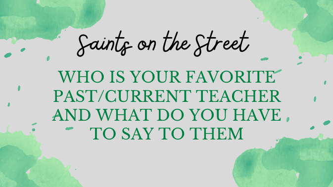 街头圣人:学生喜欢喜欢的老师