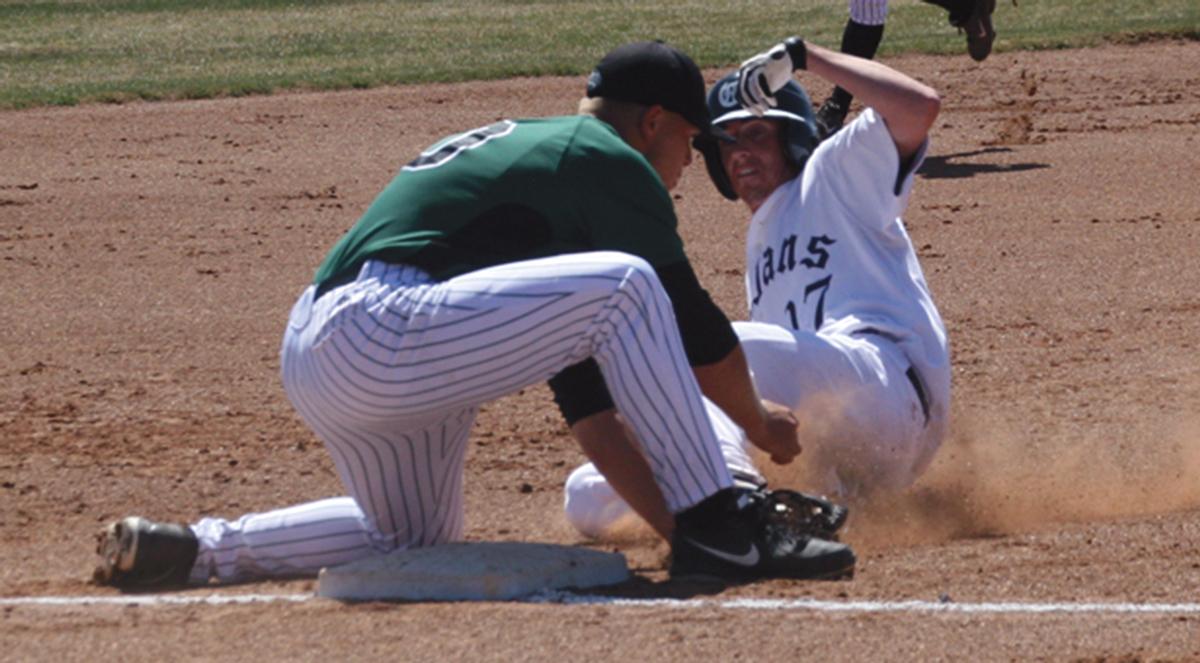 Courtesy photo/ Roy Allen
Seward struggled on Friday, April 12, to keep the Trojans off of the bases as they lost their first series to them at 16-5. 