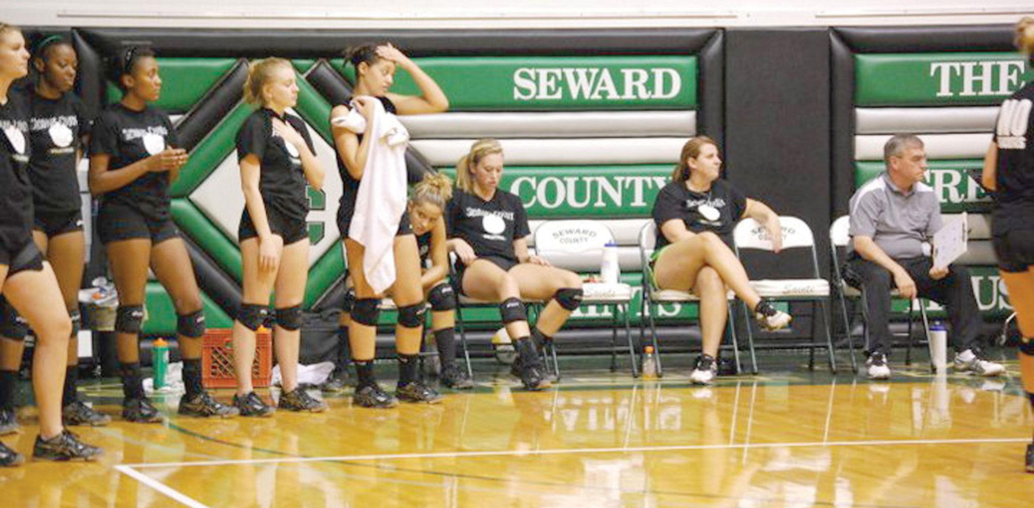 Talk about a heated practice… Lady Saints endure hot times in Green House