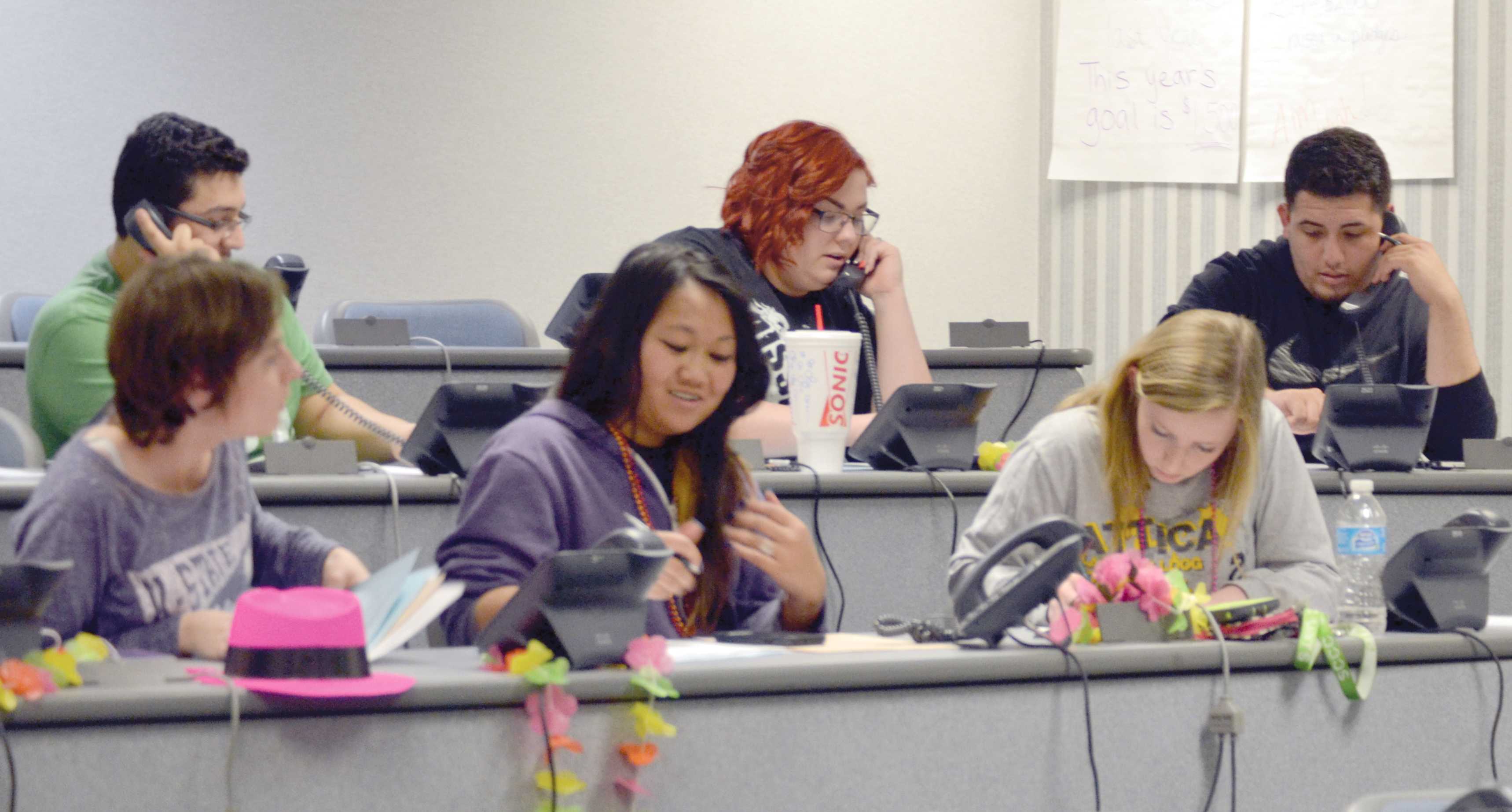 Phonathon raises scholarship money