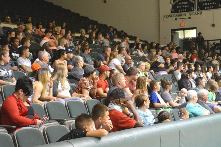 Seward County community members come out to support the Saints in the annual Saints Bookstore Basketball Preview Night. The Greenhouse was filled with ooh’s and ahh’s as the teams showed off their skills during the competition. 