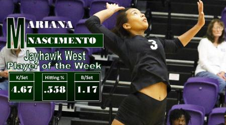 Nascimento Named Jayhawk Player of the Week For Second Straight Week