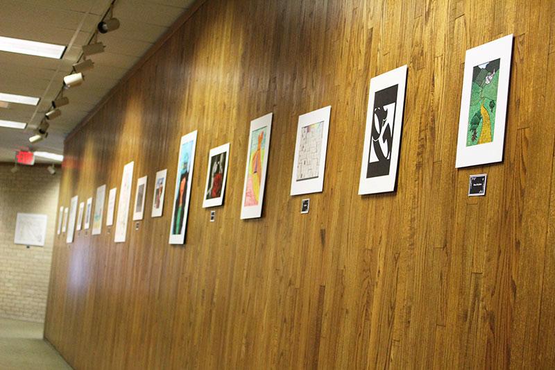 Student art exhibit showcases artwork, photography from semester