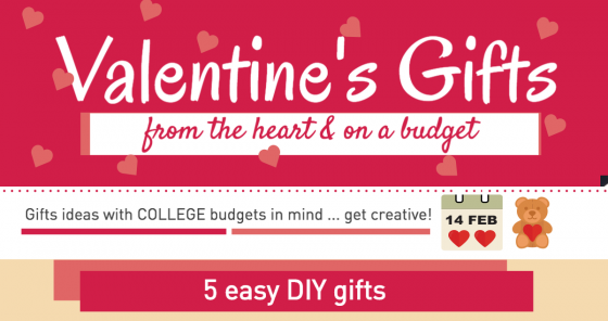 Valentine’s gifts on a budget
