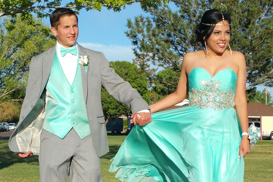 Andrea Sanchez and her boyfriend, Mitchell Irby, attend different schools. They maintain a long distance relationship through hard work.