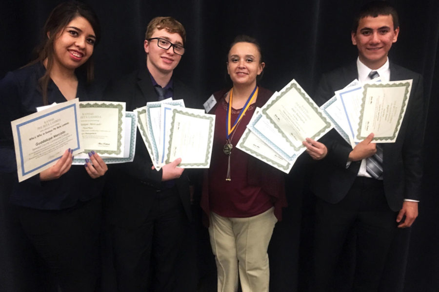 SCCC PBL Members  
 Guadalupe Mercado, Bryce Minor, Janet Washington and Rogelio Pando competed and placed at the state PBL Leadership Conference.