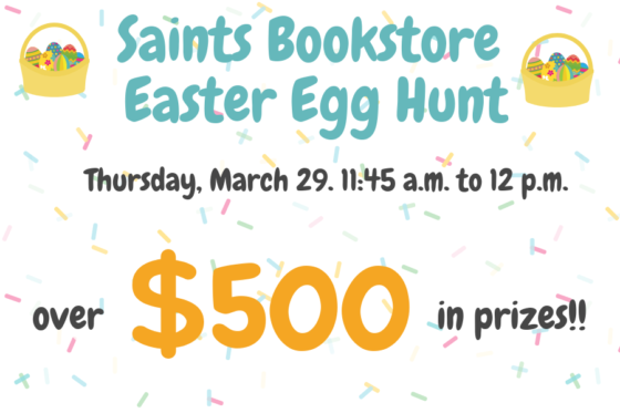 Saints Bookstore to host easter egg hunt