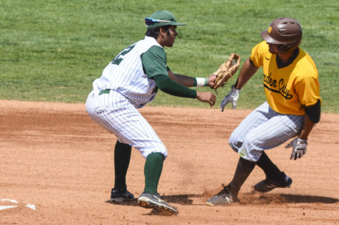 Baseball splits with Garden