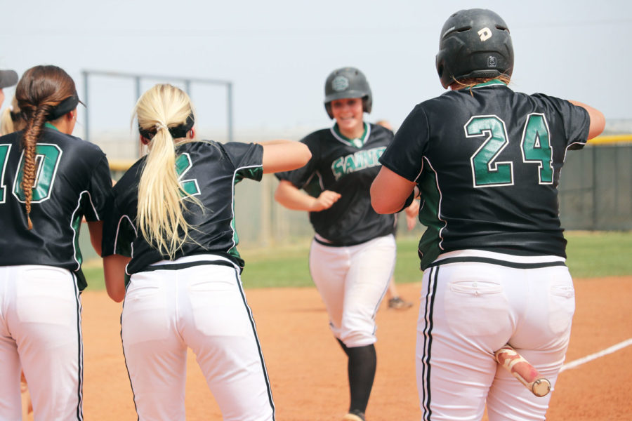 Sophomore, Sage Harrison earned her 32 home run of her career, tying the single season home run record (19) . Harrison is now three short of the career high home run record.