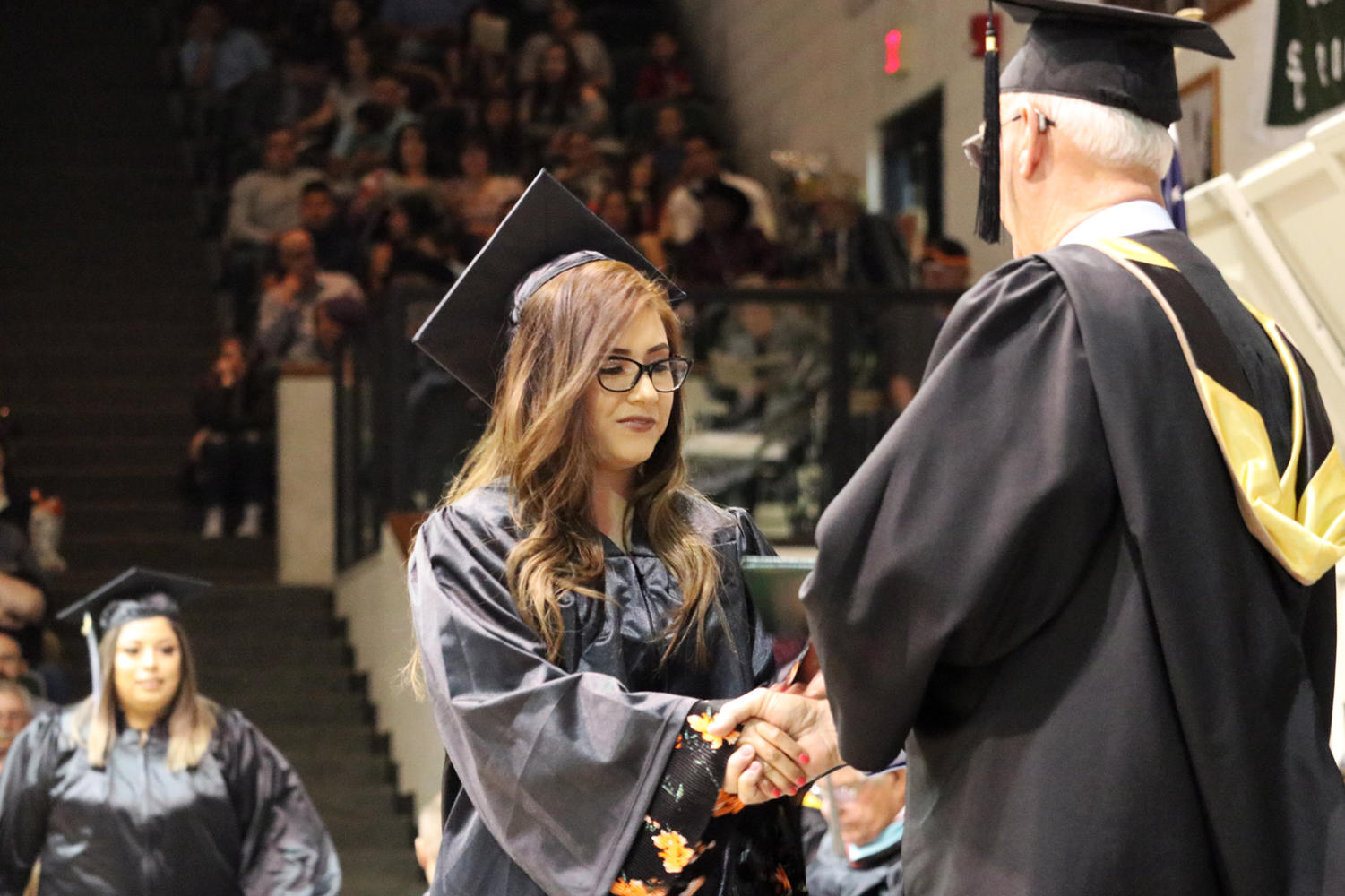 Many students graduated with associates or certificates, and some even will graduate with their associates and will receive their high school diploma.