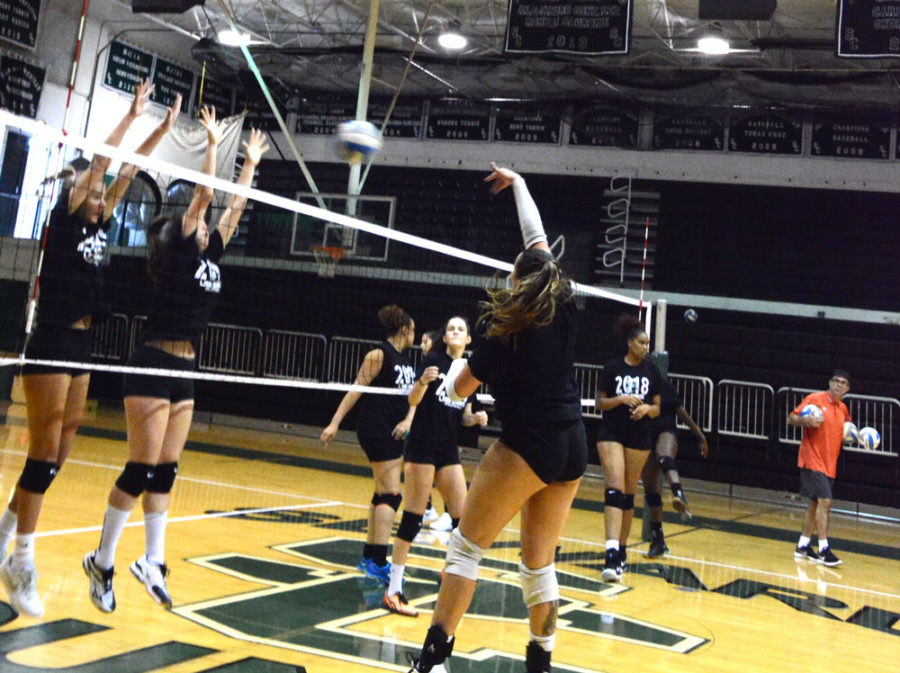 With a new coaching stuff and 10 new freshman, the Lady Saints Volleyball team looks to have another successful season with a possible National Tournament appearance.