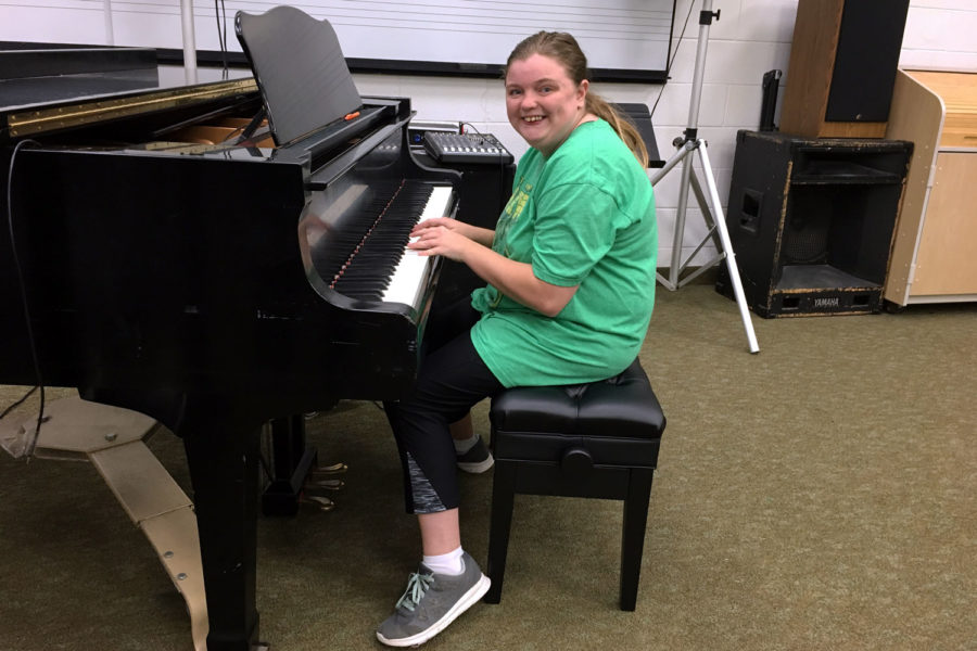 Brittany Brooks is a music major from Tyrone, Oklahoma. In her free time, Brooks enjoys going to church, hanging out with friends and singing. She hopes to someday make a career out of singing and even teach it.