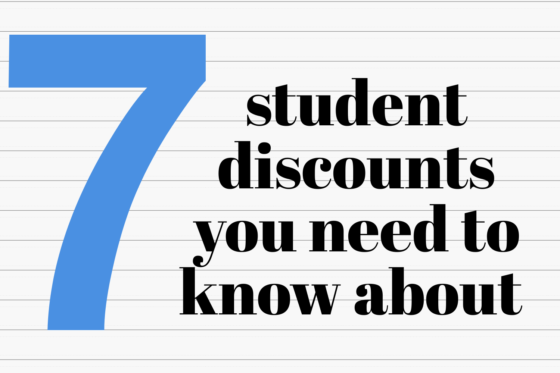 Top 7 student discounts