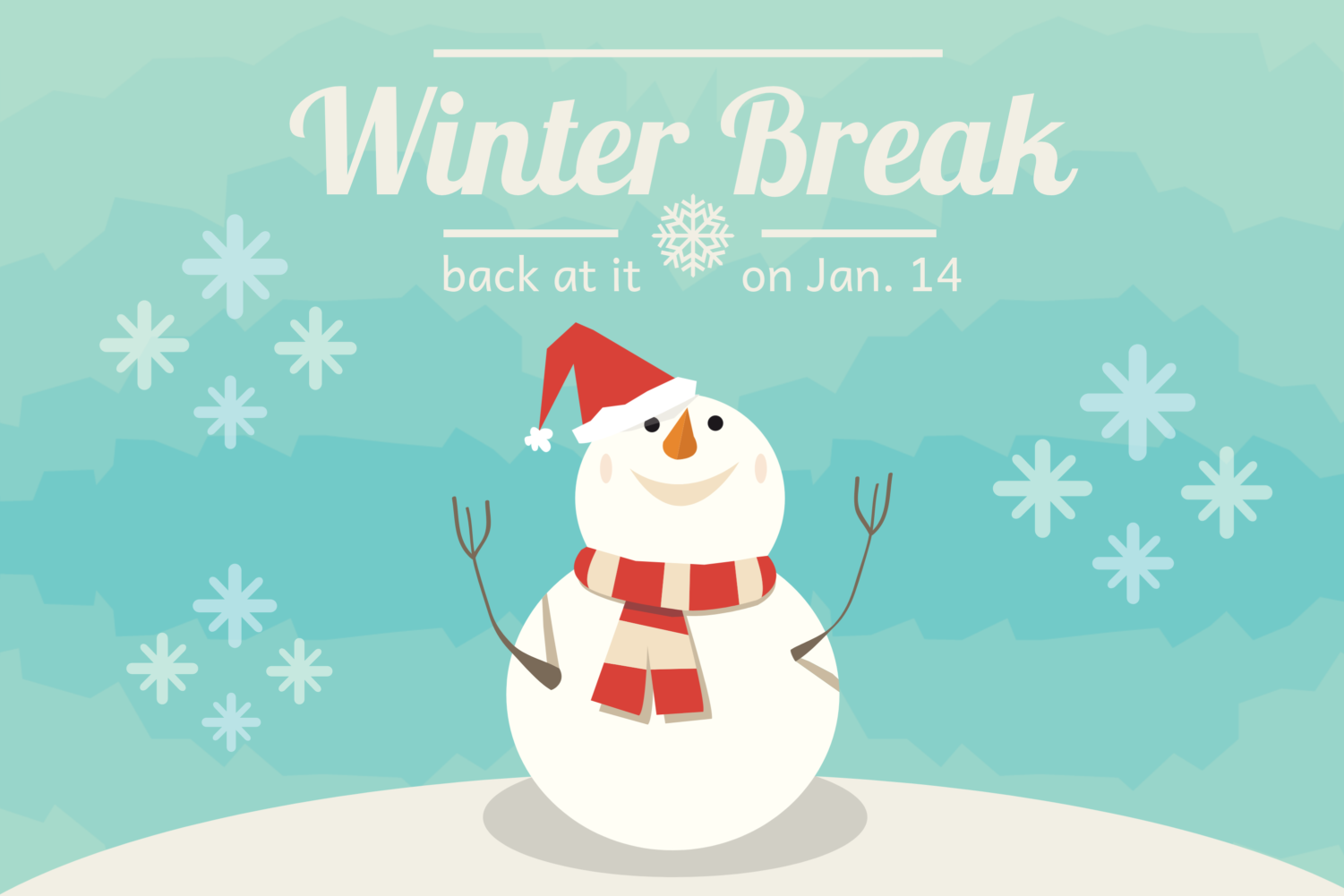 It’s Winter Break … See you Jan. 14 Crusader News