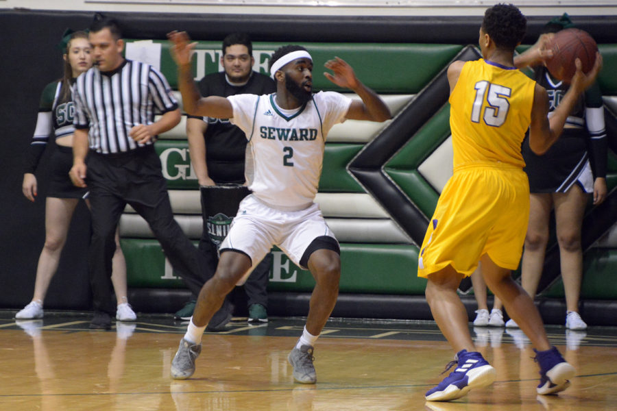 The Seward Saints mens basketball team are ranked No. 13 in the nation with a 16-4 overall record but 9-2 in the jayhawk conference. (file photo)