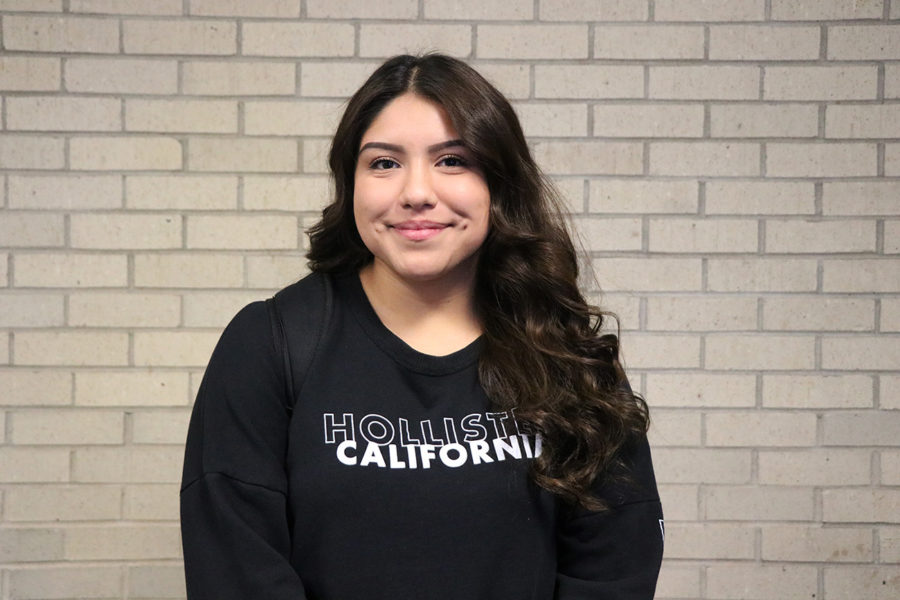 Evelyn Rios is a freshman nursing major. She plans to become physician when shes done with school. 