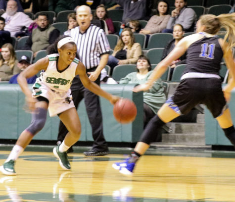 Lady Saints beat Barton in overtime win