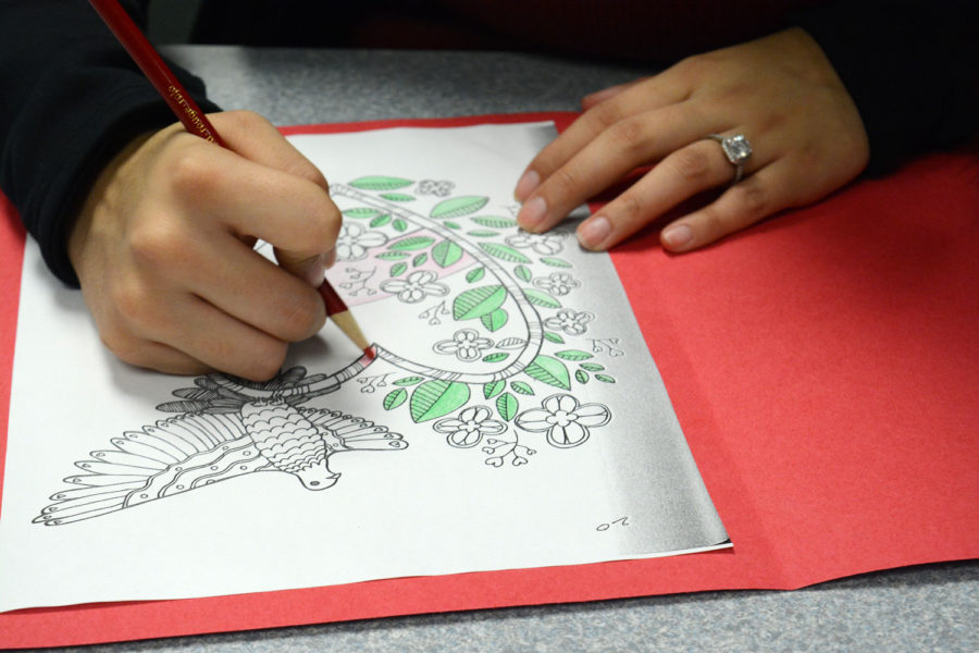 Students spent weeks coloring and decorating the valentines that went to three area nursing homes. Around 150 of the homemade cards were hand-delivered.