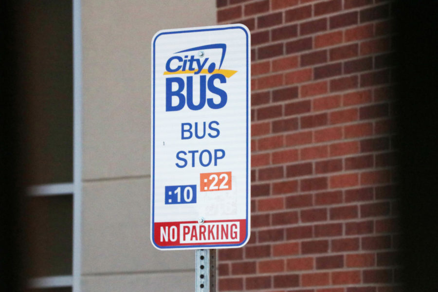 The city bus has three routes that can take you various places.