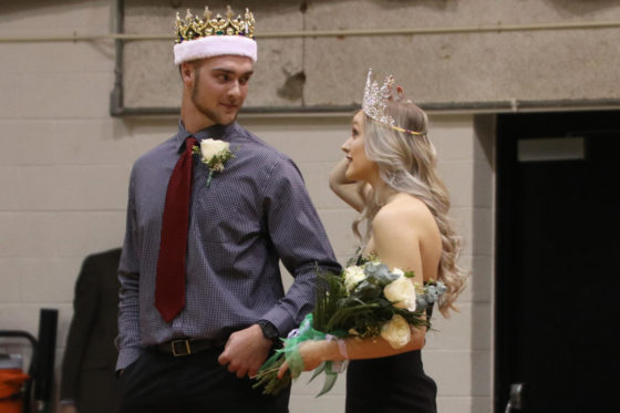 Cole Evans, Kaitlyn Van Vleet crowned Homecoming king and queen