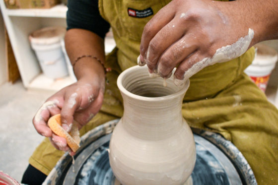 Photo Essay: Hernandez shares passion for ceramics