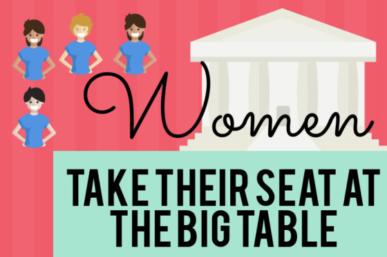 Women take seat at the big table