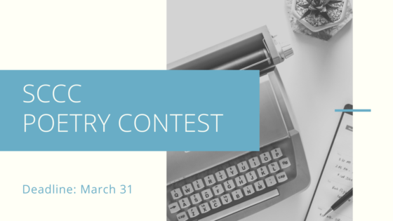 SCCC annual poetry contest approaches fast