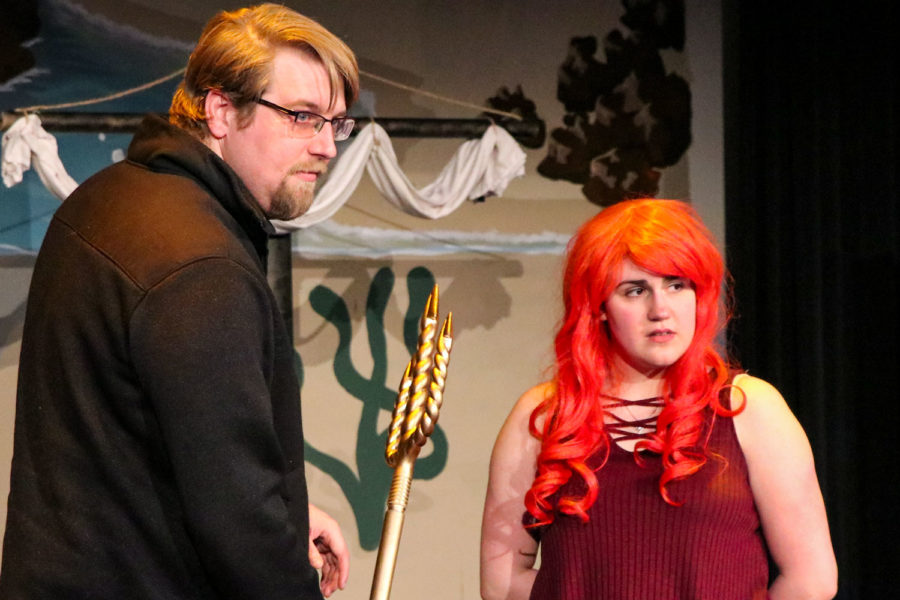 Seward County Community College will be bringing the animated adaptation of The Little Mermaid to the SCCC showcase theatre on April 5, 6 and 7. Community member, David Adams will be playing King Triton and SCCC bookstore Associate Madelyn Sander, will be playing Ariel. 