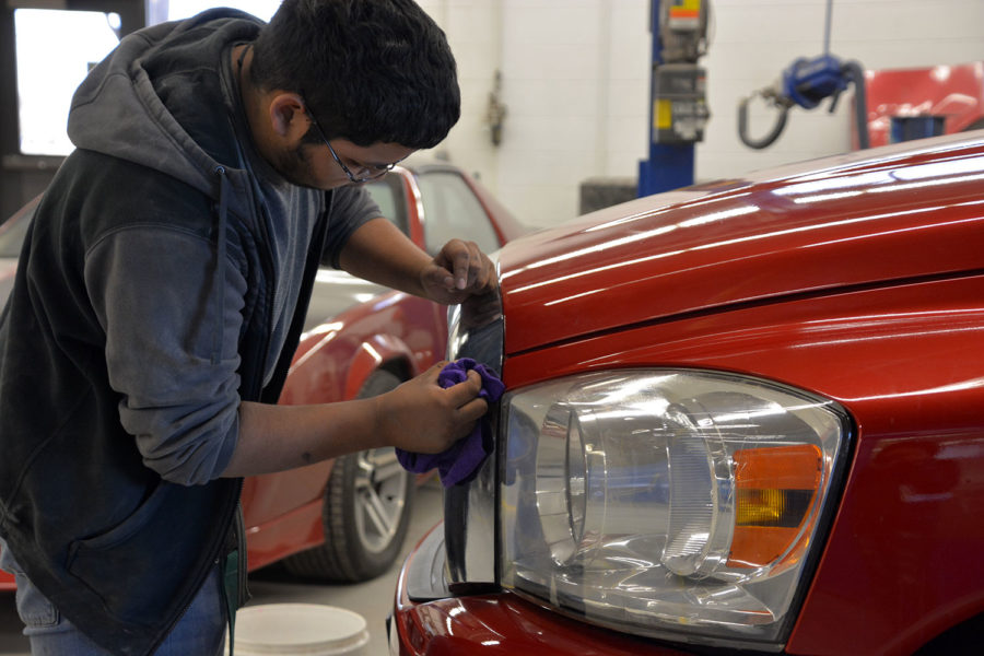 There are several clients from outside the county that bring their cars to get to them detailed from the inside and outside. It helps students to practice their abilities in the automobile industry.