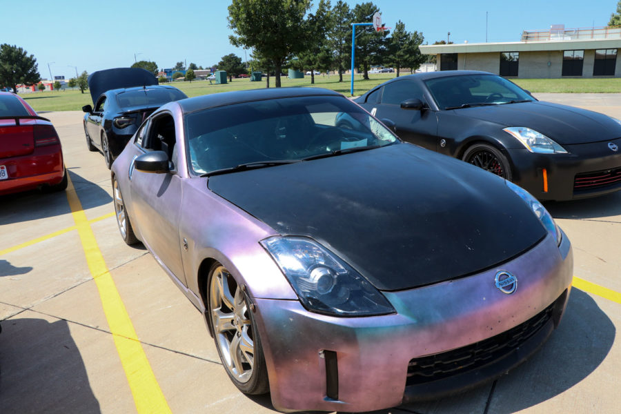 Community member Diego Olivas entered his color changing car in the show. 