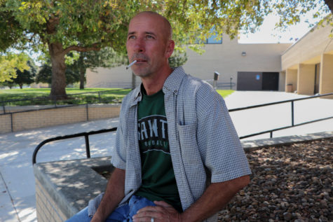 Ty Hughbbanks has taught at SCCC for four years now, though this is his second stent. Hughbanks has traveled to many countries and says that being selfish before you can settle down is important.