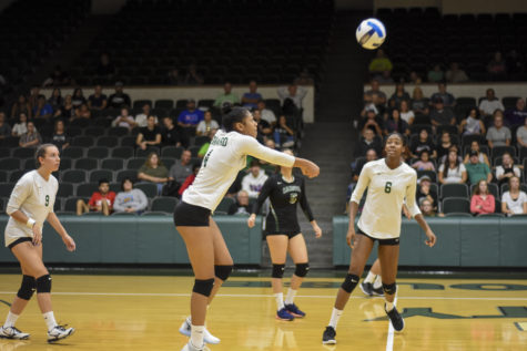 The Lady Saints played against Pratt Community College in the greenhouse on Oct. 23. Their record advanced to 15-0 in conference play and 24-2 overall. This would be their 54 win in a row and 16 in the season.