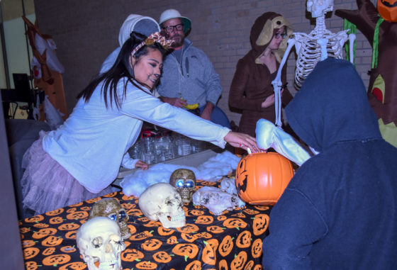 Photo Essay: Clubs host spooky games for community kids