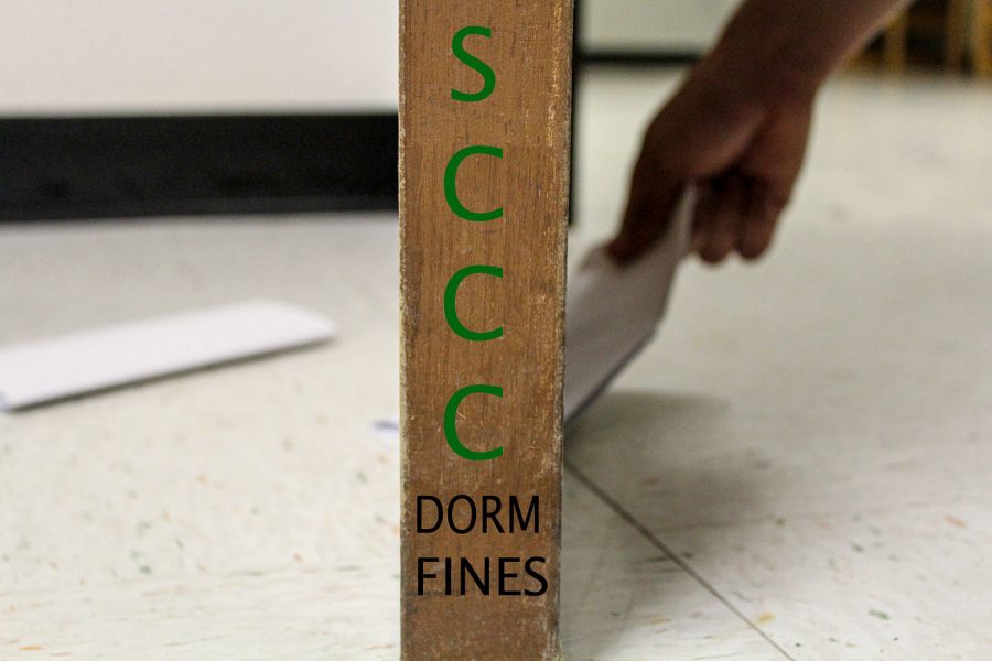 Spring semester has brought in new classes, snow and what the SCCC students are mostly confused about: Dorm fines. 
