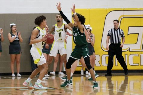 The Seward Saints lost to Pratt Community College on Feb. 8 with a score of 73-84.