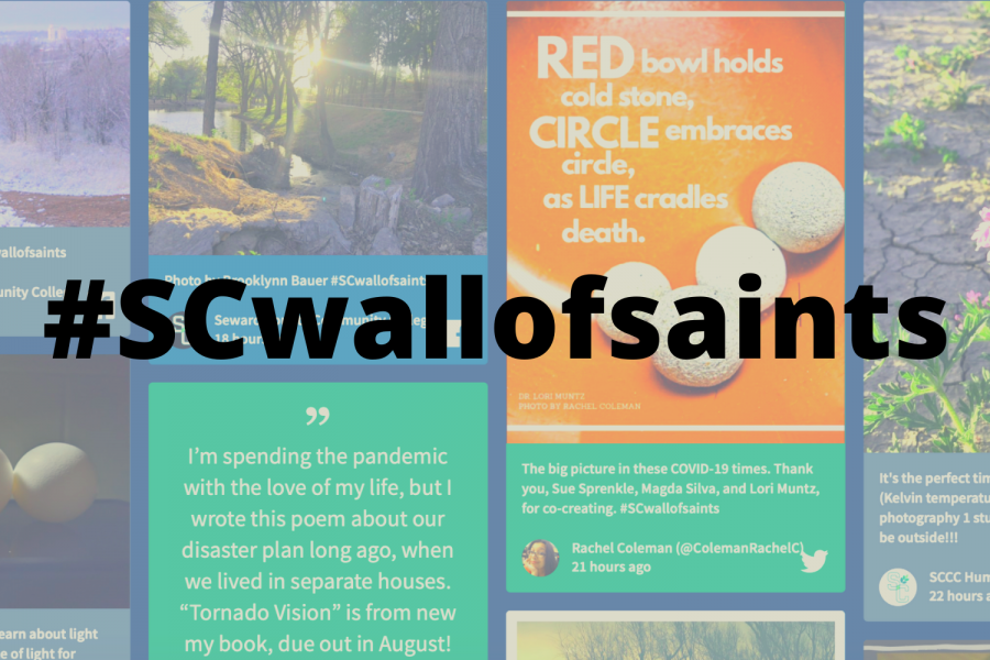 Post your poetry, photography, short story, art, video or anything creative on your social media using #SCwallofsaints to join in the virtual coffeehouse.