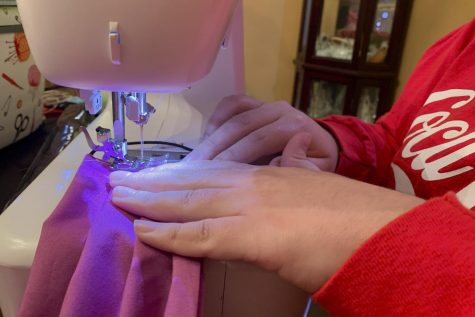 Community members help neighbors and friends by sewing masks due to a nationwide shortage. The CDC has recommended that everyone wear masks for the protection of others and your own well being.