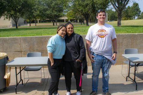 The winners of the 2020 Pepper Eating Contest are Alma Garia, third place, Kenia Melendez, second place, and Iann Hayes, first place. Twelve students participated in the annual contest as part of Hispanic Heritage Month activities on campus.