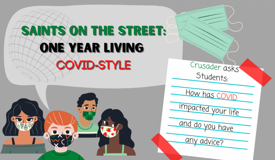 With it being already one year since our woulrd changed due to COVID Crusader went and asked students how their lives were changed due to the pandemic. 