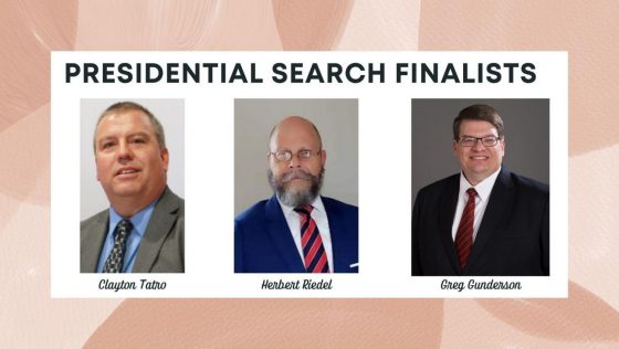 SCCC announces finalists in presidential search