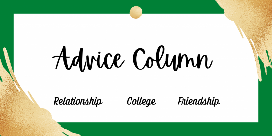 Advice column from Crusader Ruby Thornton discusses relationship, college and friendship questions with valuable answers. 
