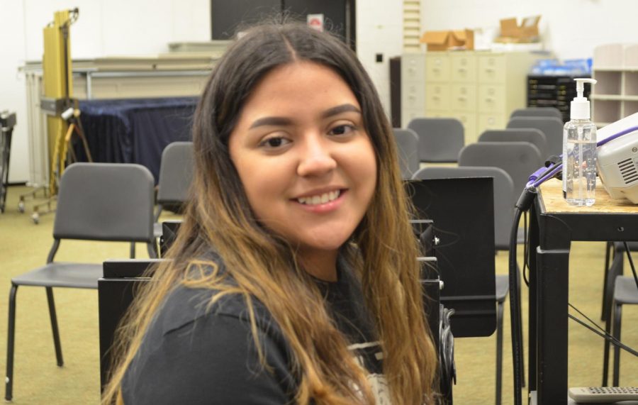 Paola Sanchez is from Liberal. She is a freshman and her major is undecided.