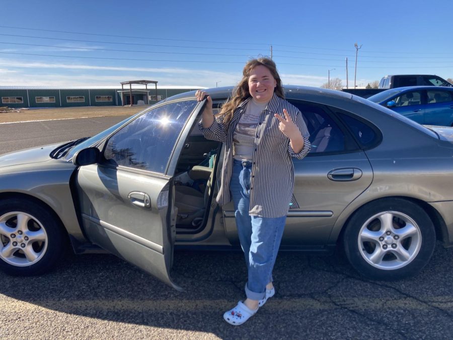  Elizabeth Horinek, a major from Sublette, drives thirty miles every day to attend classes. Even though she misses out on some opportunities, Horenik says commuting is a smart idea for anyone trying to save money. 