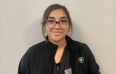 Vanessa Mora, a second-year cosmetology student, aspires to someday open her own beauty salon somewhere outside of Liberal. 