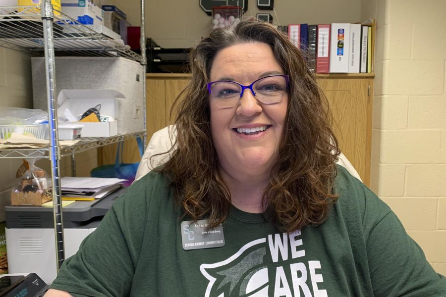 Jen Malin is often called “Mama Jen” by residents in the Student Living Center. The SCCC Student Housing Director can often fill the role of “mom” for students away from home by answering questions on how to do laundry, what to do when they are sick and etc.