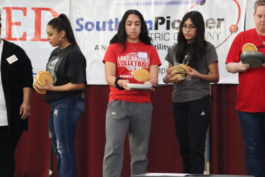 CNA, Alexia Torres, participated in the Pancake flipping challenge. Its tradition to see who can flip it the most times. Local schools even have these competitions during the week.