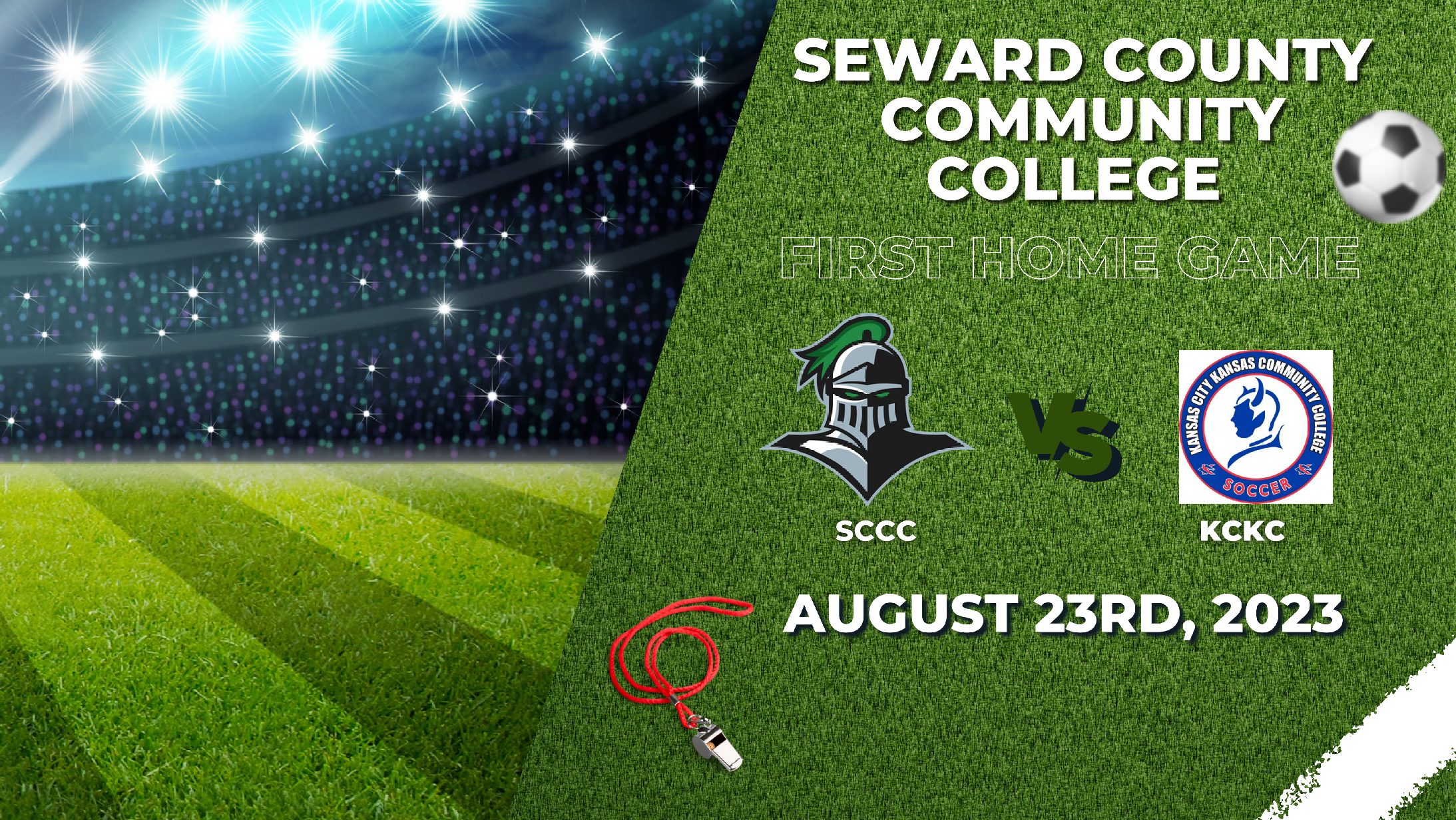 Coming to Seward County Community College in the fall of 2023 is the new soccer team. The first home game will be Aug. 23 on the Redskins’ field at the high school.