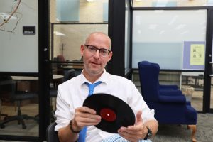 When he is not working, Pete sells books and records on eBay. On special occasions he gives out books and records to people he knows. 