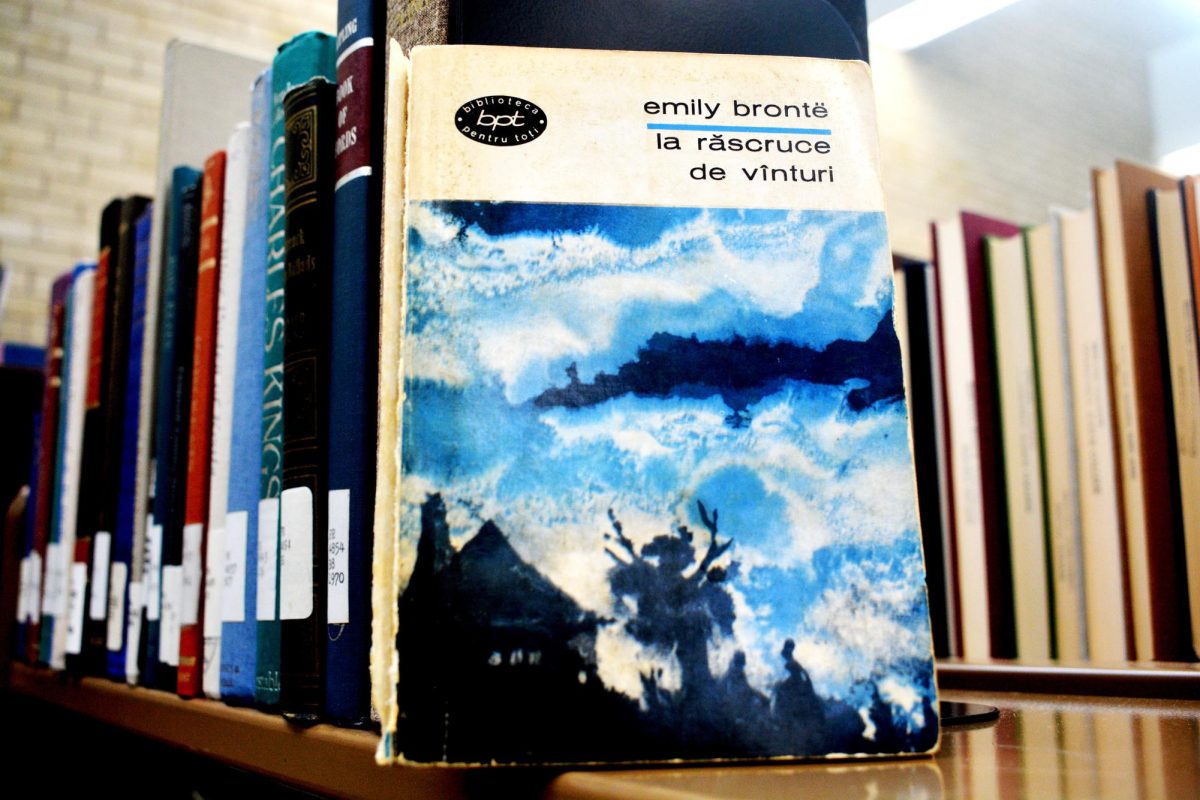 My personal copy of "Wuthering Heights" in my native language, Romanian.